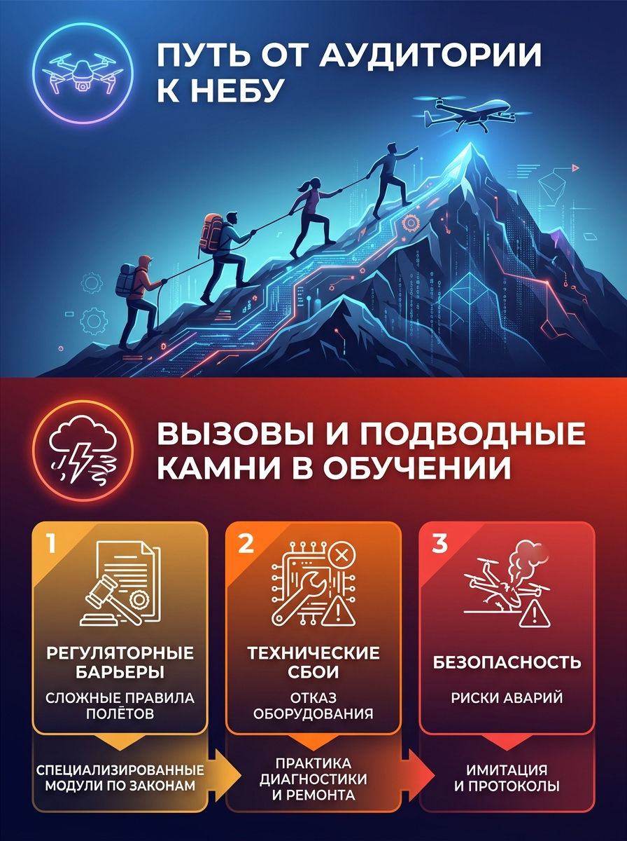 Обучение управления БПЛА